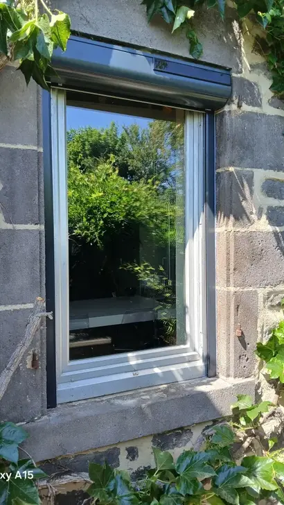 Porte-fenêtre PVC double vantail